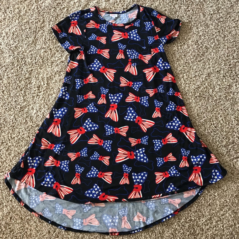 LuLaRoe Patriotic Carly Dress